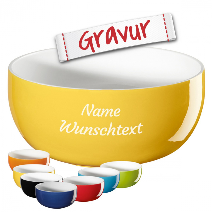 Personalisierte Müslischüssel mit Gravur - Tolles Geschenk zur Einweihung