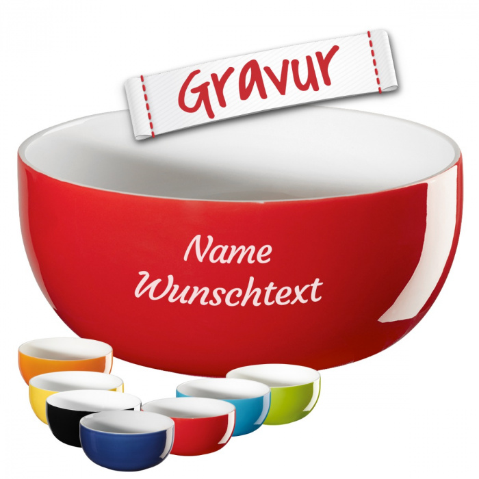 personalisierte Müslischale - Geschenk Geburtstag & Weihnachten mit Gravur