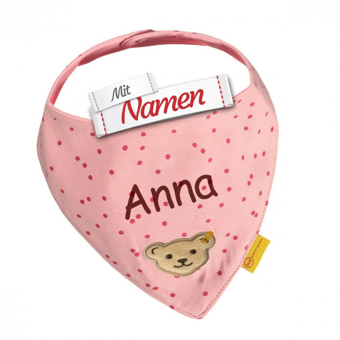 Steiff Halstuch Peony, bestickt