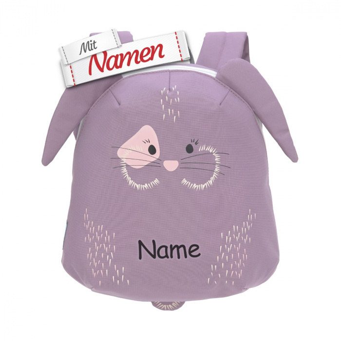 Lässig ässig Personalisierter Kinder Rucksack About Friends Bunny, Geschenk für Kita, bestickt