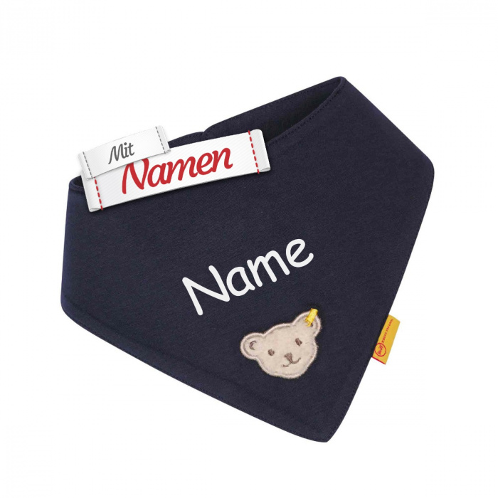 Steiff Halstuch, Under The Surface, Navy, bestickt
