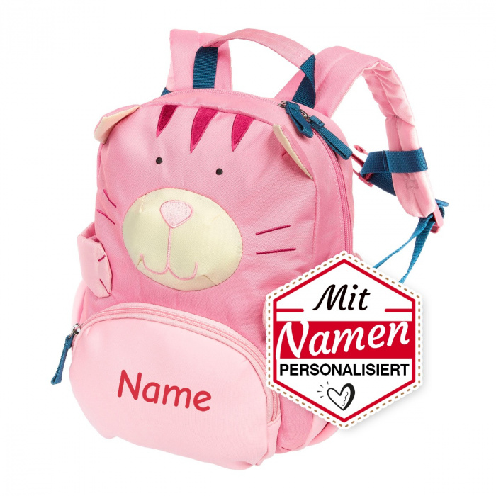 Sigikid Kindergarten Rucksack Katze, bestickt