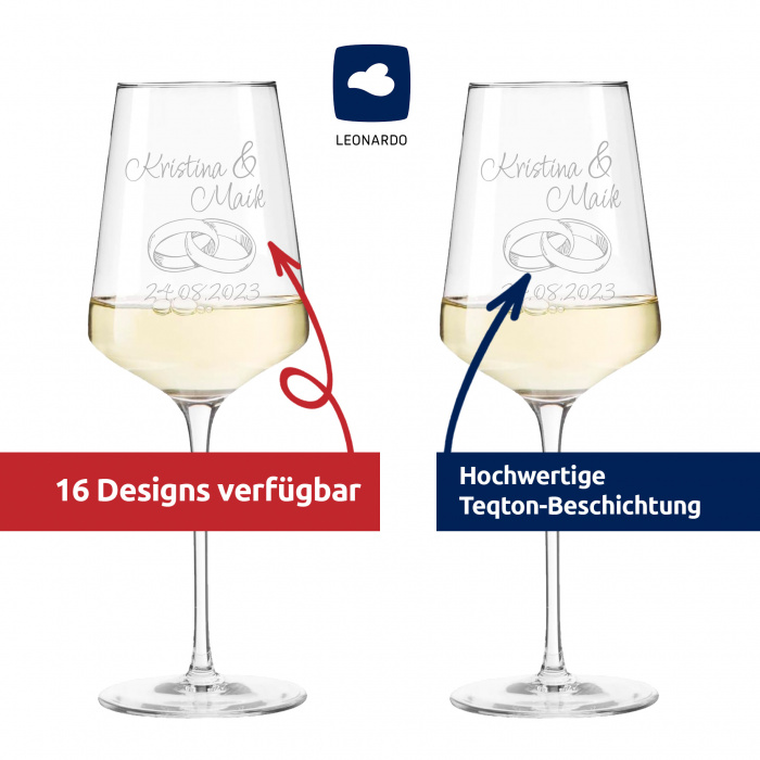 Leonardo Graviertes Sektglas 'Beste Trauzeugin' – Personalisierbar Mit Namen, 280 Ml