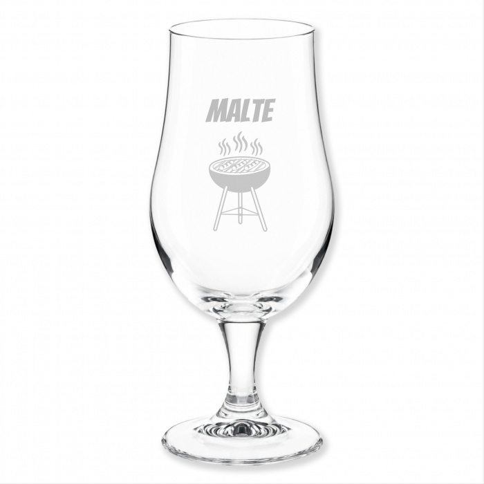 Geschenkidee zum Ruhestand, Biertulpe Grill, Gravur