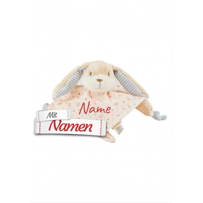 Hase Hanni Schmusetuch mit Namen bestickt von Sterntaler, Personalisiertes Baby Geschenk