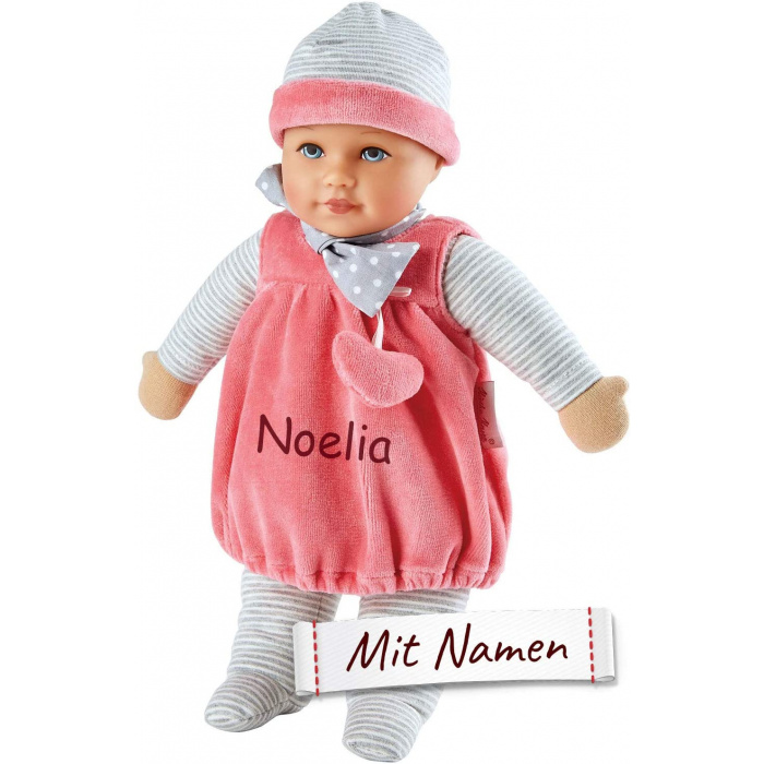 Käthe Kruse Puppe Clara, bestickt