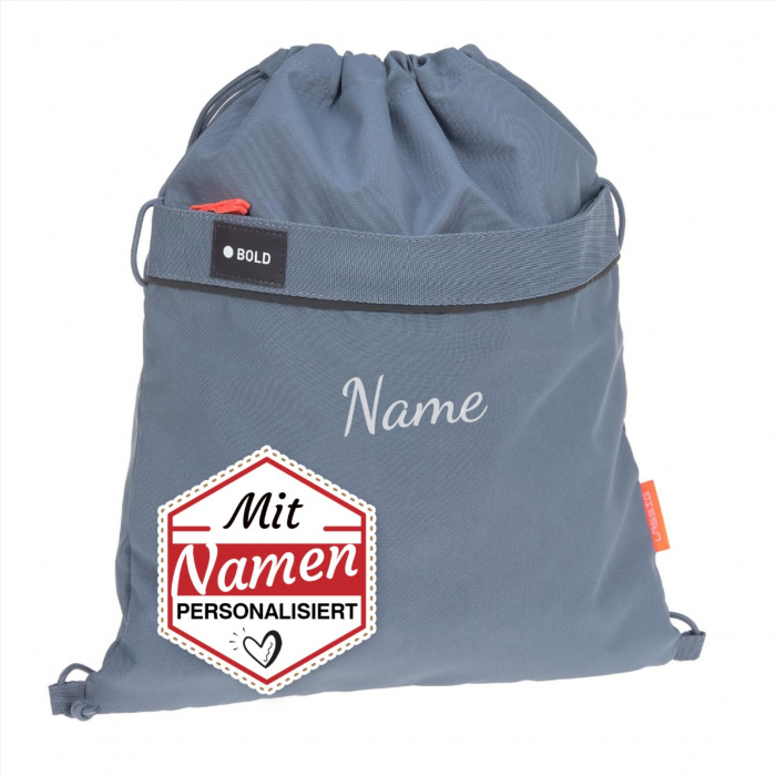 LÄSSIG Sportbeutel mit Namen für Schule & Training – personalisiert bestickt