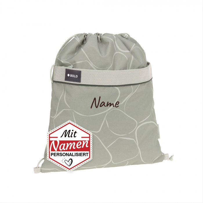 Sportbeutel personalisiert Bold Lässig Kinder Turnbeutel Sportbeutel mit Rucksackfunktion – mit Namen bestickt