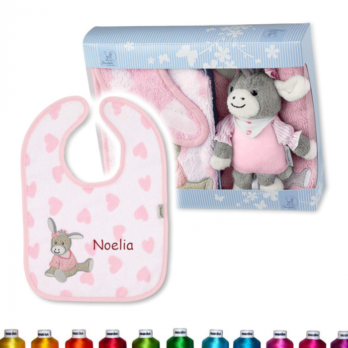 Sterntaler Baby Geschenkset Emmi Girl, bestickt