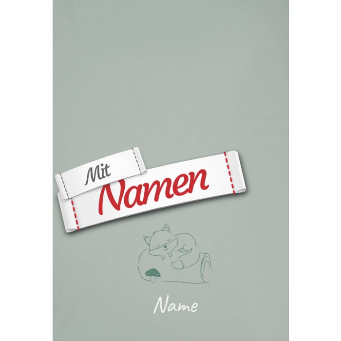 Sterntaler Babydecke Fuchs Filou mit Namen bestickt, UV-Schutz Decke 50+