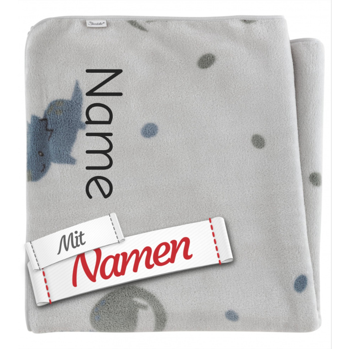 Sterntaler Babydecke personalisiert Dinosaurier DINO Rexi – mit Namen bestickt
