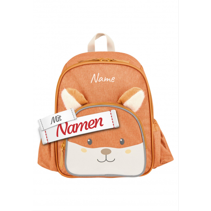 Sterntaler Fuchs Filou Kinderrucksack personalisiert – Rucksack für Junge und Mädchen mit Namen bestickt