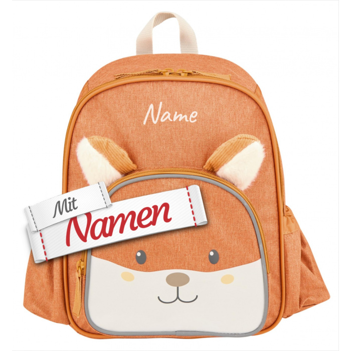 Sterntaler Fuchs Filou Kinderrucksack personalisiert – Rucksack für Junge und Mädchen mit Namen bestickt