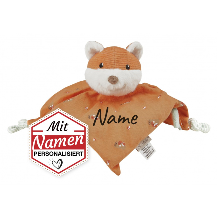 Sterntaler Fuchs Filou Schmusetuch mit Namen bestickt, personalisiert