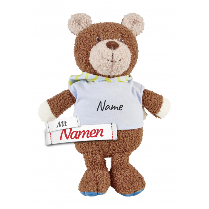 Sterntaler Kuscheltier Teddybär personalisiert Bär Bob – mit Namen bestickt, 32 cm, braun