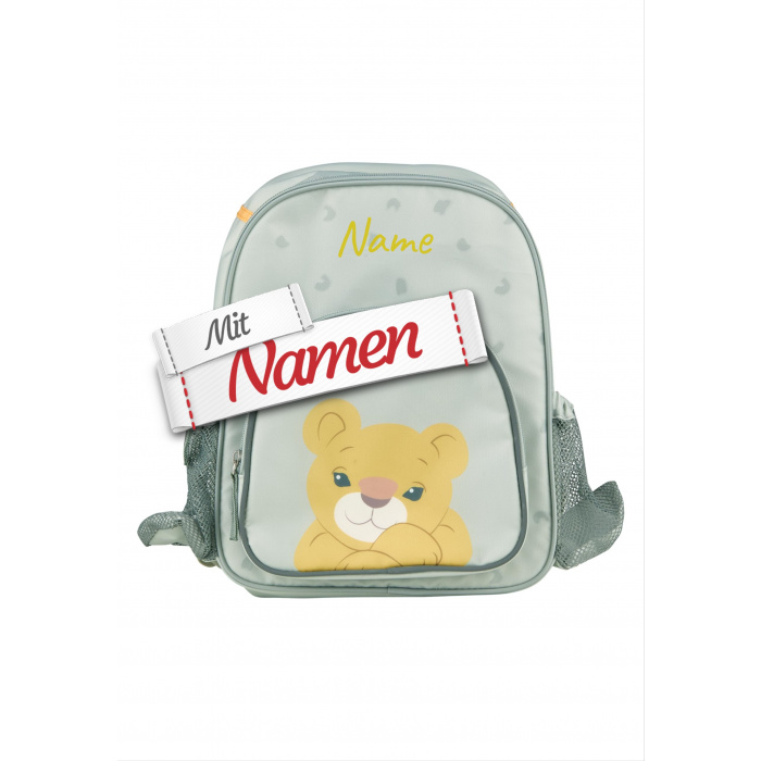 Sterntaler Löwe Leo, Kinderrucksack personalisiert – Rucksack mit Namen bestickt für Kita, Krippe und Hort