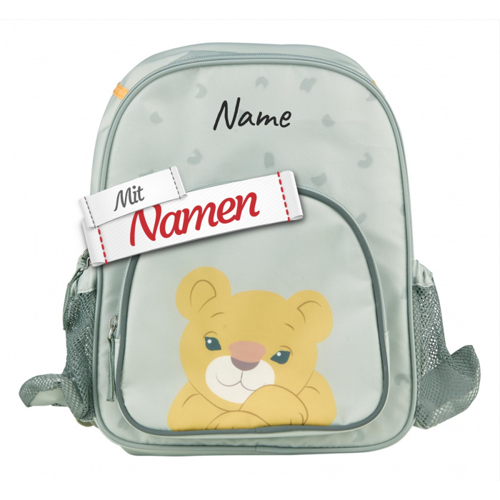 Sterntaler Löwe Leo, Kinderrucksack personalisiert – Rucksack mit Namen bestickt für Kita, Krippe und Hort