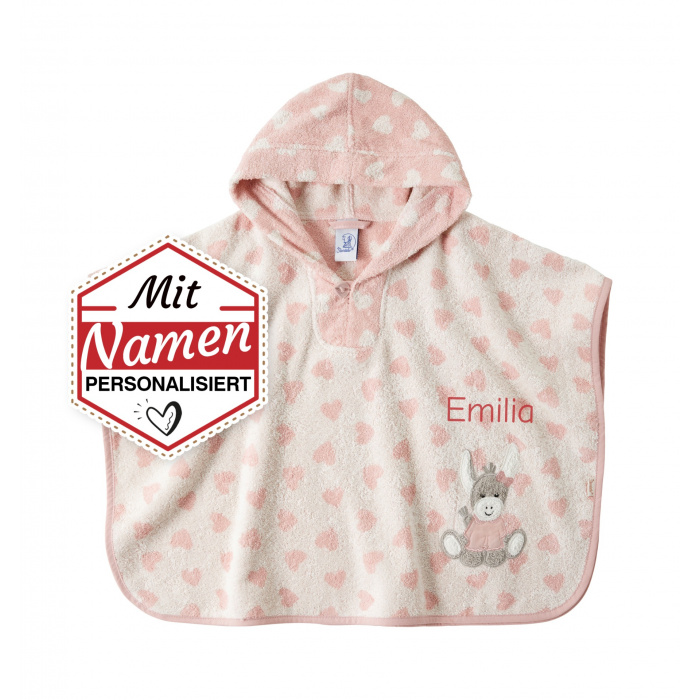 Sterntaler Badetuch Poncho Emmi Girl, bestickt