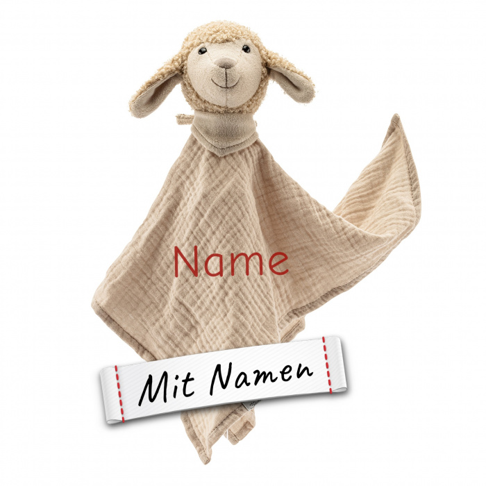 Sterntaler Kuscheltuch Schaf Stanley, bestickt