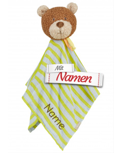Babygeschenke von Sterntaler – Schmusetuch Bär Bob bestickt als persönlicher Trostspender
