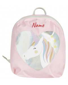 Sterntaler Einhorn Kindergartenrucksack mit Namen bestickt, M&auml;dchen Rucksack personalisiert