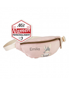 Sterntaler Emmi Girl Hip Bag / Bauchtasche für Mädchen mit Namen personalisiert, bestickt