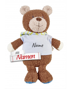 Sterntaler Kuscheltier Teddybär personalisiert Bär Bob – mit Namen bestickt, 32 cm, braun