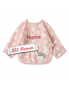 Sterntaler Lätzchen Ärmel Emmi Girl, Rosa, bestickt