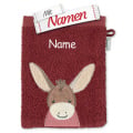 Sterntaler Waschhandschuh Emmily, bestickt mit Namen, personalisierbar, Taufgeschenk für Mädchen, 1 Stück