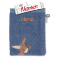 Sterntaler Waschhandschuh Emmilius, bestickt, personalisierbar, Geschenk zur Geburt & Taufe, für Baby & Kinder