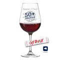 LEONARDO Tivoli XL Rotweinglas mit Gravur, personalisierbar mit Namen oder Wunschtext, Geschenk für Geburtstag, Jahrestag, Hochzeit, 580 ml