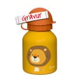 Sigikid Personalisierte Trinkflasche Löwe mit Namen - Geschenk für Kinder, Junge / Mädchen mit Gravur