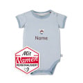 Sterntaler GOTS Baby Body Esel Emmi hellblau, Gr. 56