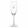 Abitur Geschenk Sektglas mit Kompassmotiv und Gravur