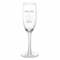 Abitur Geschenke Sektglas mit Mittelfinger Gravur für Examen