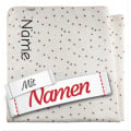 Babydecke personalisiert BAUERNHOF Blume – Sterntaler Musselin Kuscheldecke mit Namen bestickt