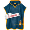 Badeponcho Kinder mit Namen bestickt, DIE MAUS als Pirat, Frottee, Gr. L ab 4 Jahre