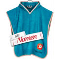 Badeponcho Kinder mit Namen bestickt, Löwe, Frottee, Gr. S bis 4 Jahre