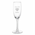 Examen Geschenk Sektglas mit Diamantgravur