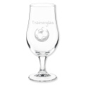 Fußball Bierglas graviert als Geschenkidee für Männer mit Gravur