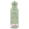 Kinder Trinkflasche mit Gravur Drache – Trixie Mr. Dragon aus Edelstahl mit Namen, auslaufsicher für Kita, Schule und unterwegs
