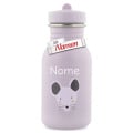 Kinder-Trinkflasche mit Gravur Mrs. Mouse Maus von Trixie mit Namen, 350 ml