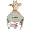 Personalisierte Geschenke für das Baby: Schmusetuch Giraffe Kaya mit Namen bestickt von Sterntaler