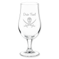 Pirat Geschenk Bierglas mit Totenkopf und Namensgravur