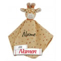 Schmusetuch Baby personalisiert Giraffe Kaya Giraffe – mit Namen bestickt von Sterntaler