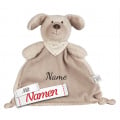 Schmusetuch Hund Lucky mit Namen bestickt von Sterntaler