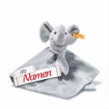 Steiff Schmusetuch My First Steiff Elefant mit Namen bestickt, Babygeschenk zur Geburt