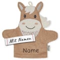 Sterntaler Spiel-Waschhandschuh Pferd Sunny mit Namen bestickt