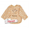 Sterntaler Ärmellätzchen Giraffe Kaya mit Namen bestickt personalisiert, 50 x 73 cm Sand