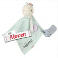 Sterntaler Baby Geschenkset Schildkröte Sally mit Namen bestickt, Schmusetuch + Musselin